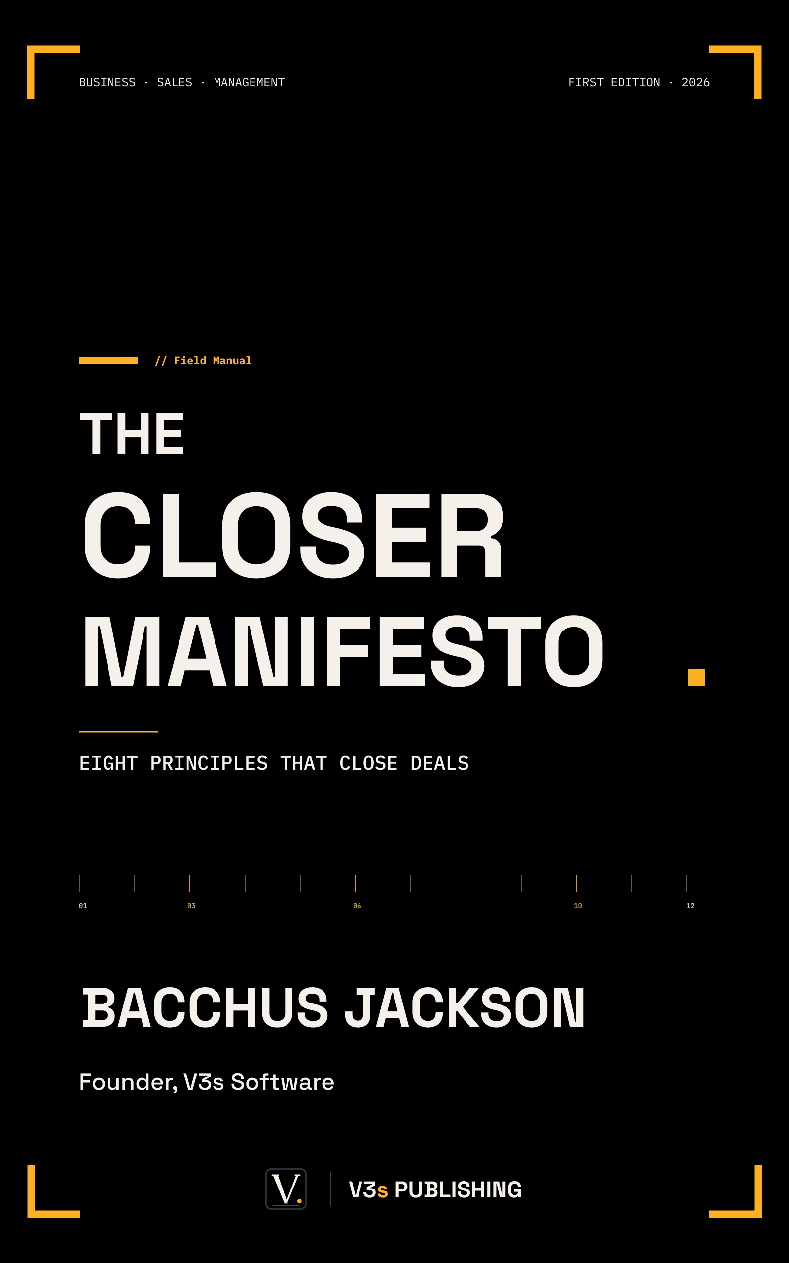 The Closer Manifesto by Bacchus Jackson — cover